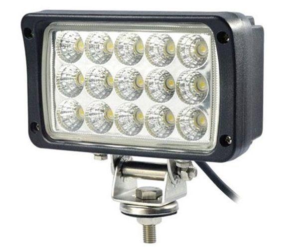 Proiector LED Auto Offroad 45W/12V-24V, 3300 Lumeni, Dreptunghiular, Spot Beam 3