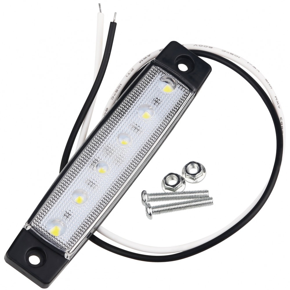 Lampa gabarit auto cu LED 24V Alba LG-6SMD-24V-ALB 