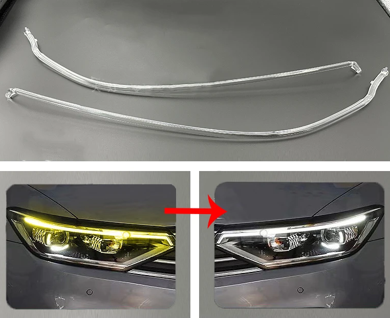 Set fibra reparatie lumini de zi DRL far stanga pentru VW Passat B8.5 2019-2023 - LG-B8-2021 Left