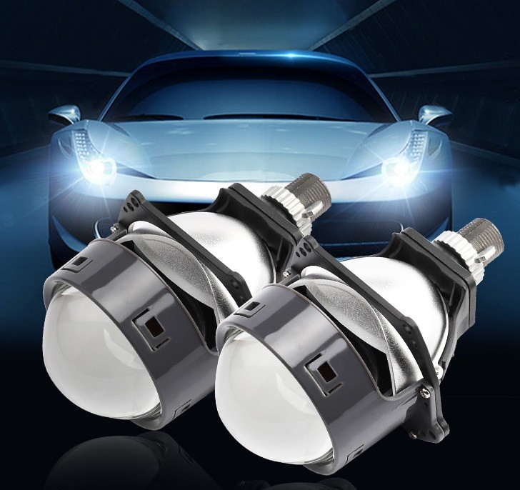  Lupe Bi Led Auto 3" putere 43W luminozitate 9000 Lumeni 5500k 12V P1-Universal 