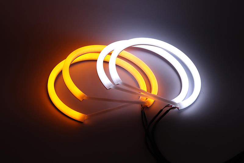 Kit Angel Eyes LED COTTON Semnalizare BMW E60 pentru far cu lupa si xenon