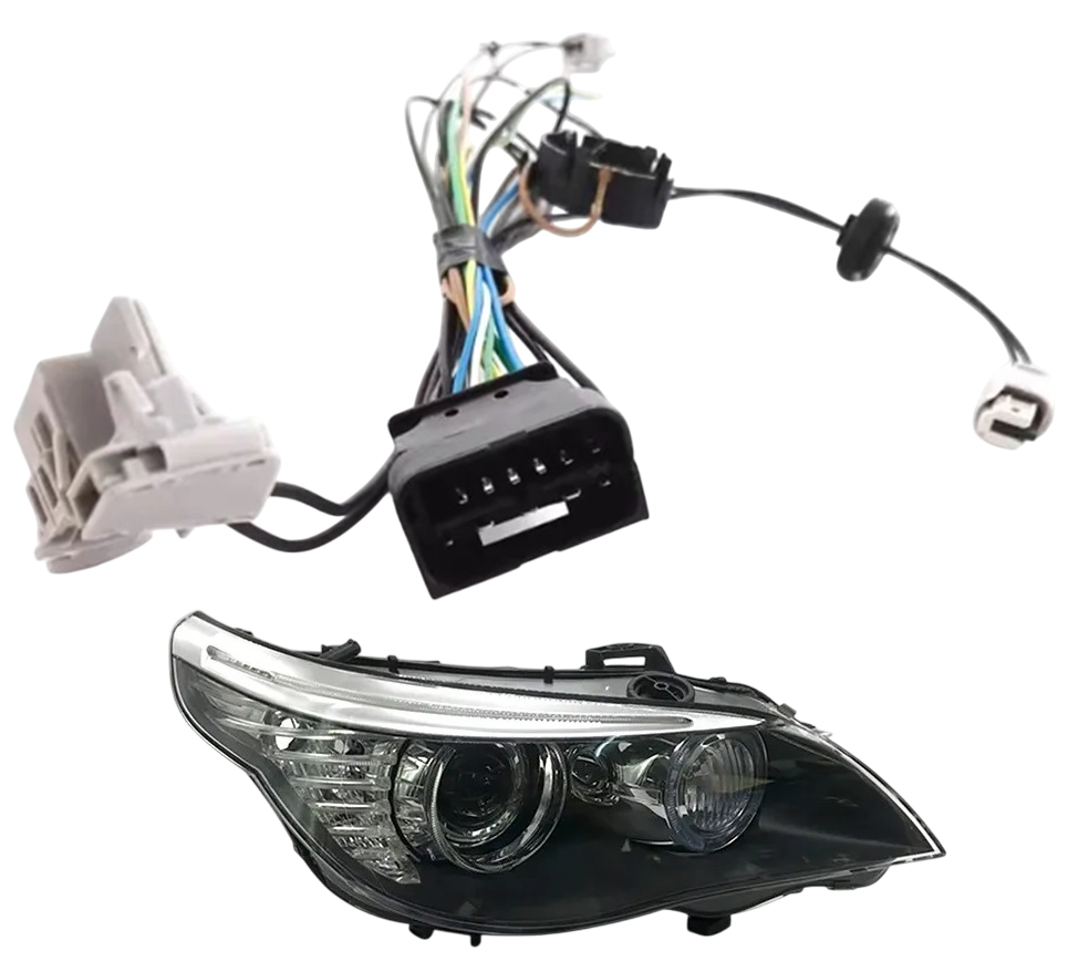 Cablaj far dreapta pentru BMW Seria 5 E60, E61 cu Facelift fara AFS (2007 - 2010) - E6001 Right