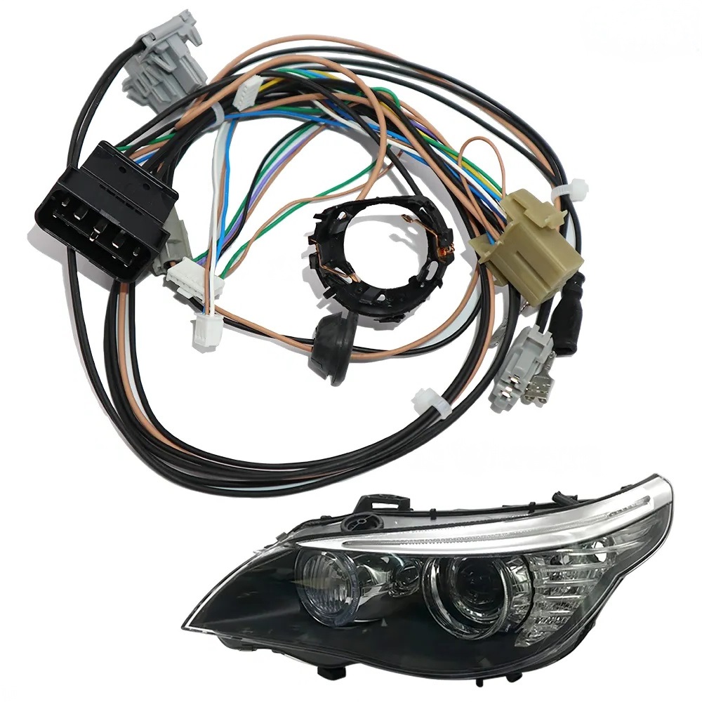 Cablaj far stanga pentru BMW Seria 5 E60, E61 Facelift cu AFS (2007 - 2010) - E6001-AFS Left
