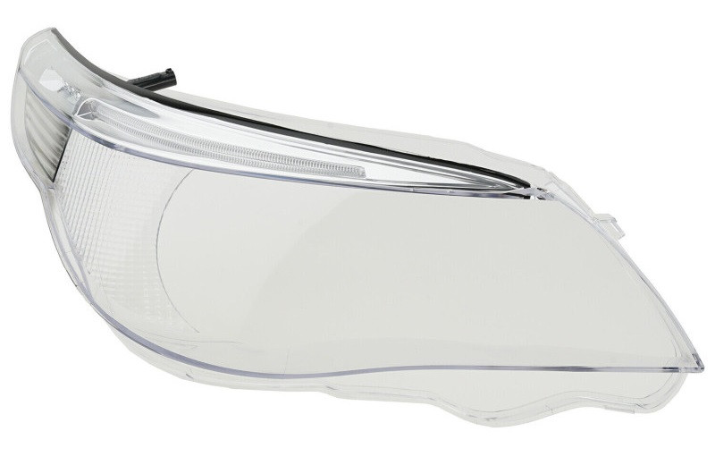  Sticla far dreapta pentru BMW Seria 5 E60/E61 far Xenon fara adaptiv (2004-2007) - HCE60-0407-DREAPTA 