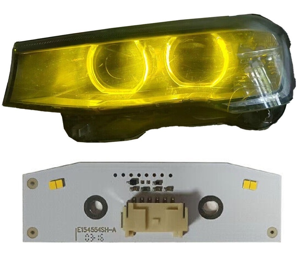 Modul Galben CSL Style Angel Eyes DRL pentru BMW X3 F25, X4 F26, Seria 2 F45 - 1308310415, 26700131114