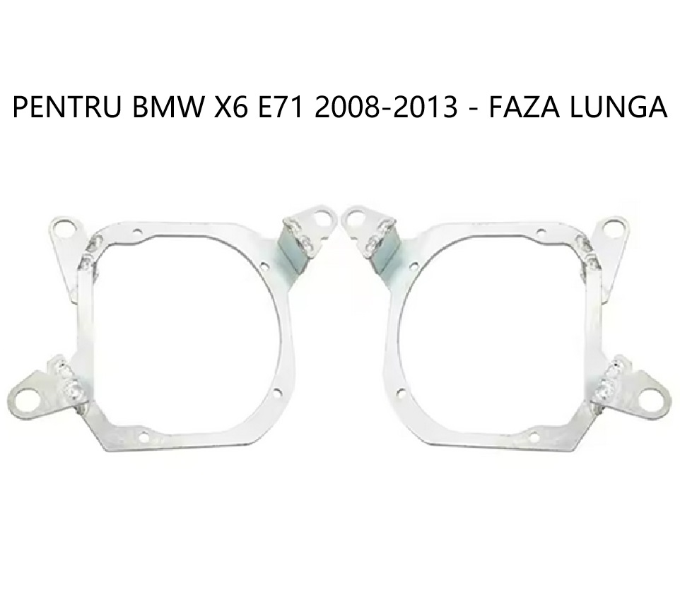  Set 2 rame adaptoare la lupe Hella G5 pentru BMW X6 E71 - pentru faza lunga - HPB-035