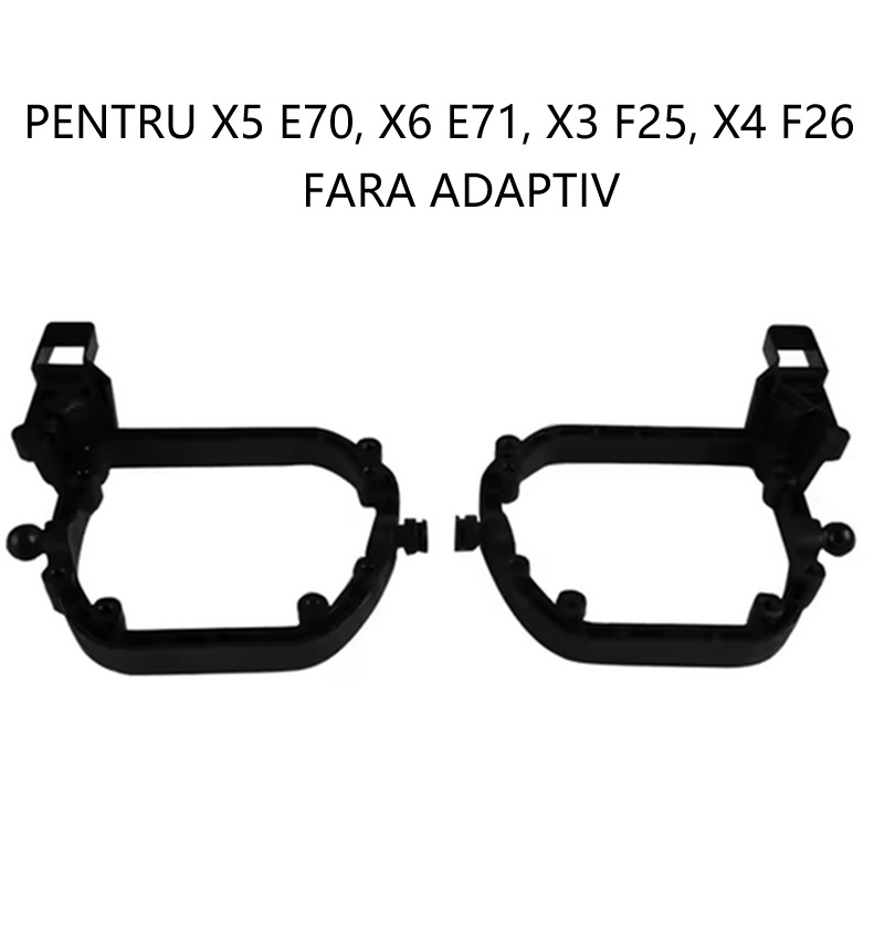  Set 2 rame adaptoare la lupe Hella G5 pentru BMW X3 F25, X4 F26, X5 F15, X6 F16 - HPB-039