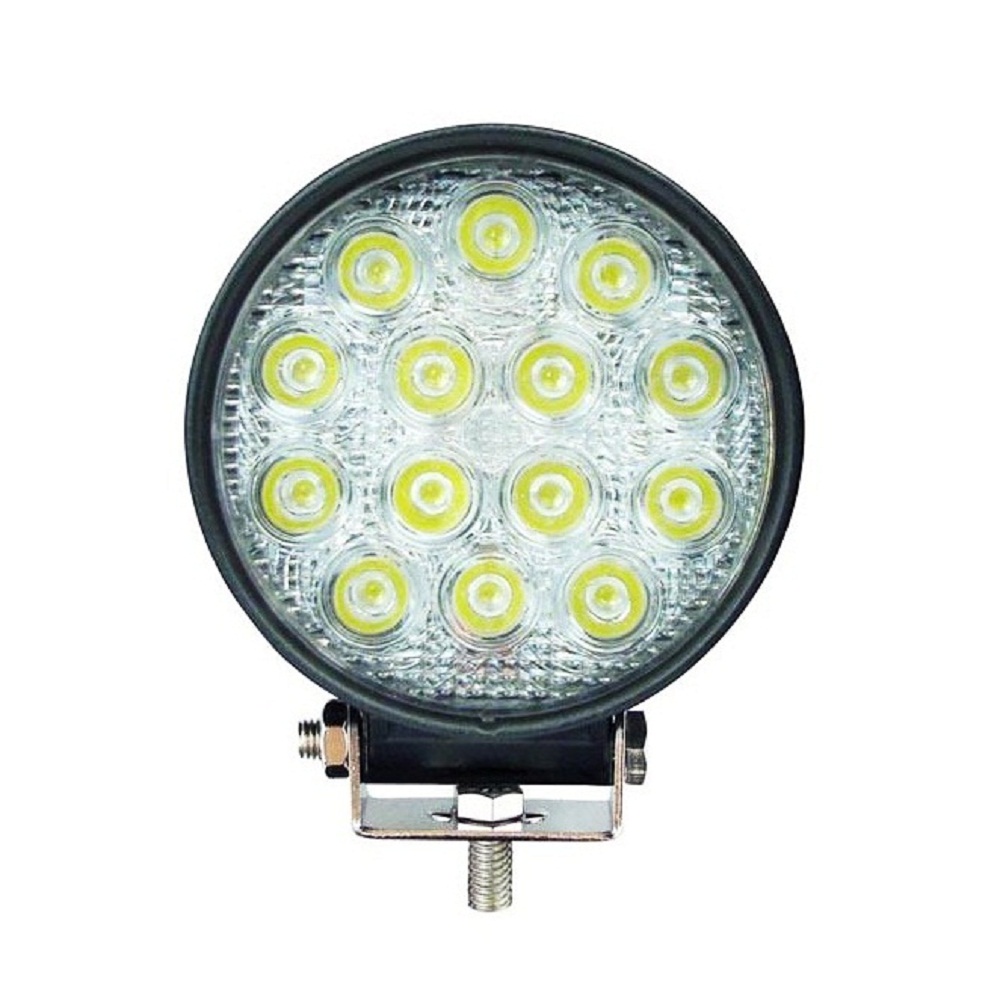 Proiector LED Auto Offroad 42W/12V-24V, 3080 Lumeni, Rotund, Flood Beam 60 Grade