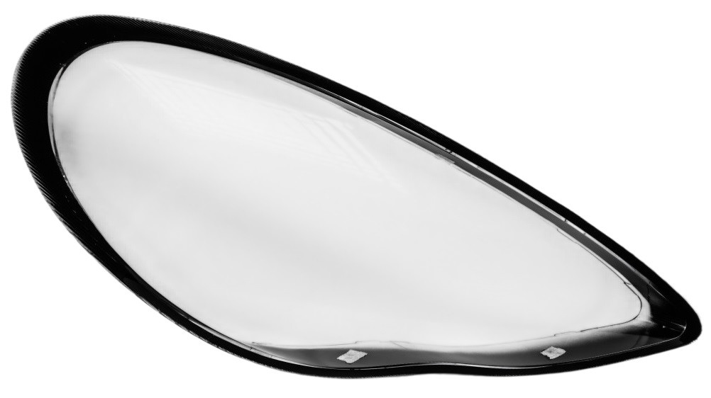  Sticla far dreapta pentru Porsche Panamera (2011 - 2014) cu rama Neagra - HR005Black-DREAPTA 