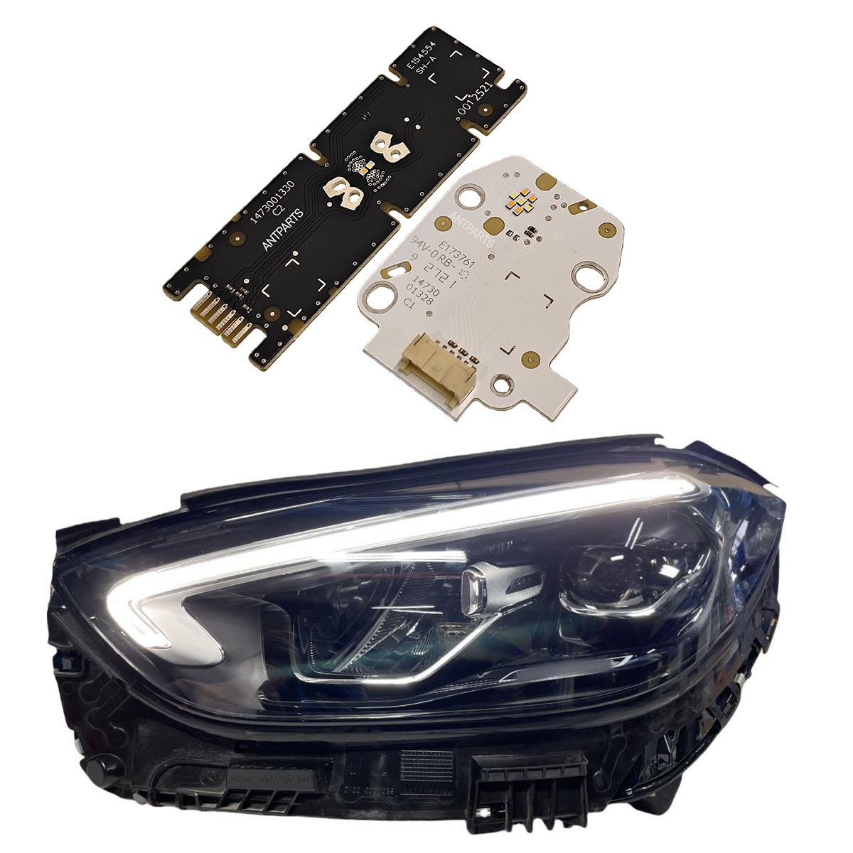 Kit reparatie lumini de zi DRL si semnalizare stanga pentru Mercedes-Benz C Class W206 2021-2026 - W206-DRL Left