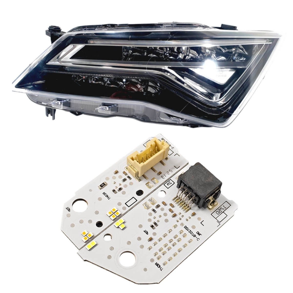 Kit reparatie lumini de zi DRL si semnalizare stanga pentru Seat Ateca KH7 2016-2020 - 575941475