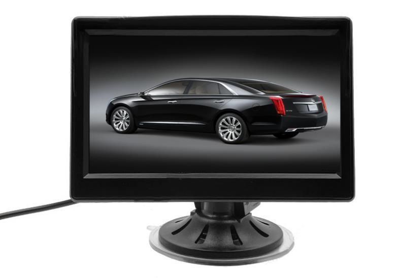 Display auto LCD 4.3" D701 cu ventuza pentru parbriz 