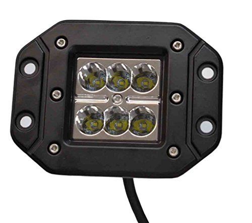  Proiector LED Auto Offroad 18W/12V-24V, 1320 Lumeni, Incastrabil, Flood Beam 90