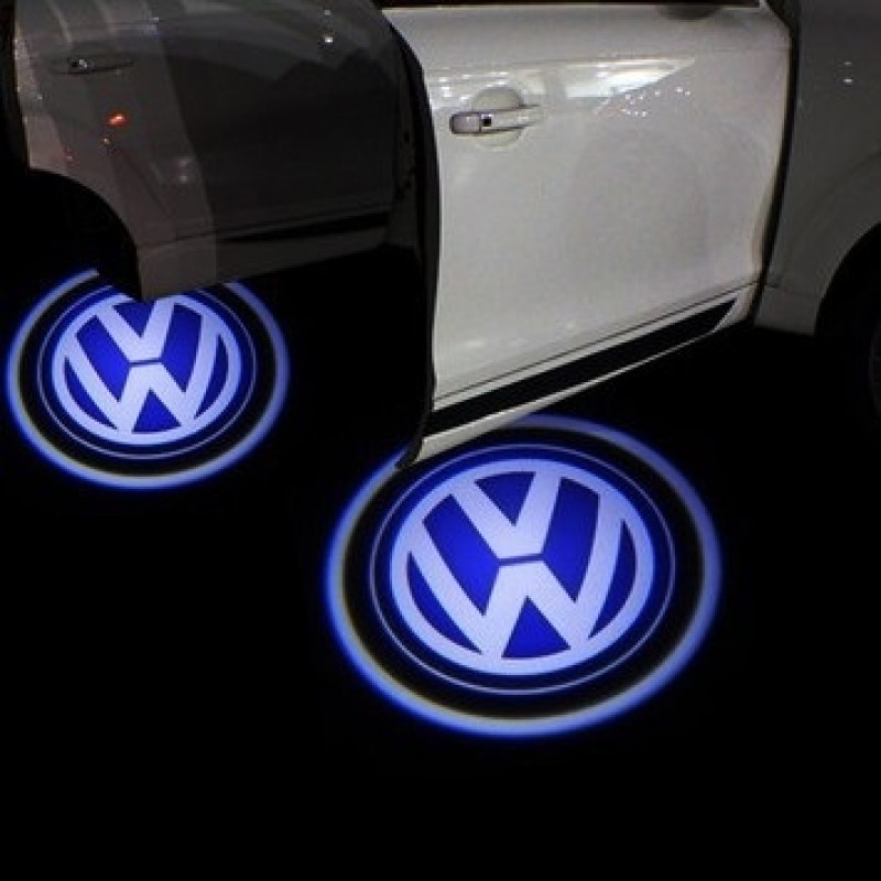 Set 2 Proiectoare Portiere Cu Logo VW - BTLW007