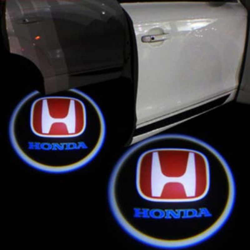 Set 2 Proiectoare Portiere Cu Logo Honda - BTLW011