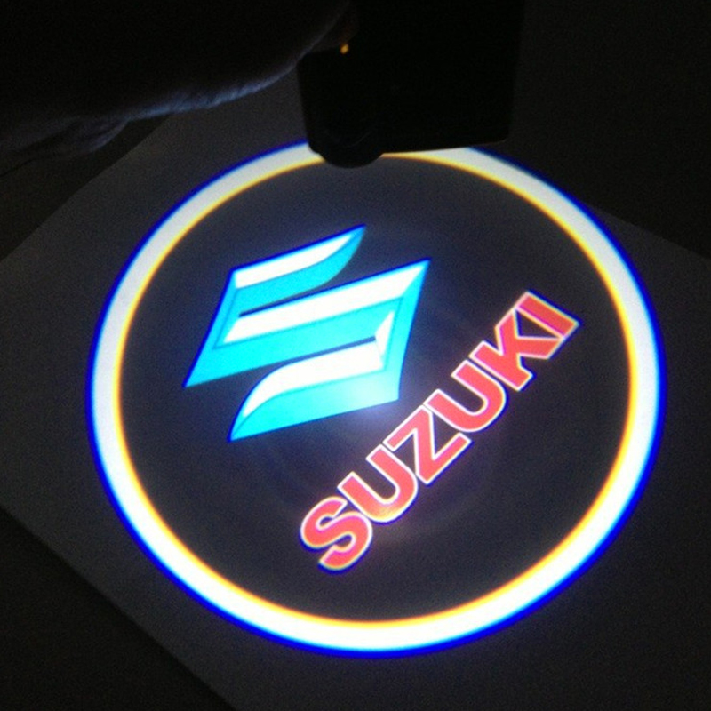 Set 2 Proiectoare Portiere Cu Logo Suzuki - BTLW020