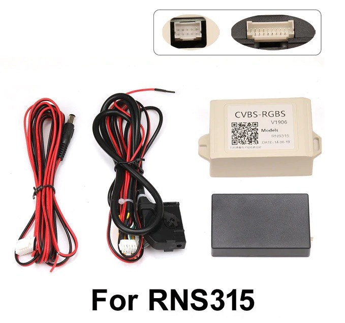  Interfata video CVBS-RGBS pentru montare camera marsarier aftermarket la RNS315