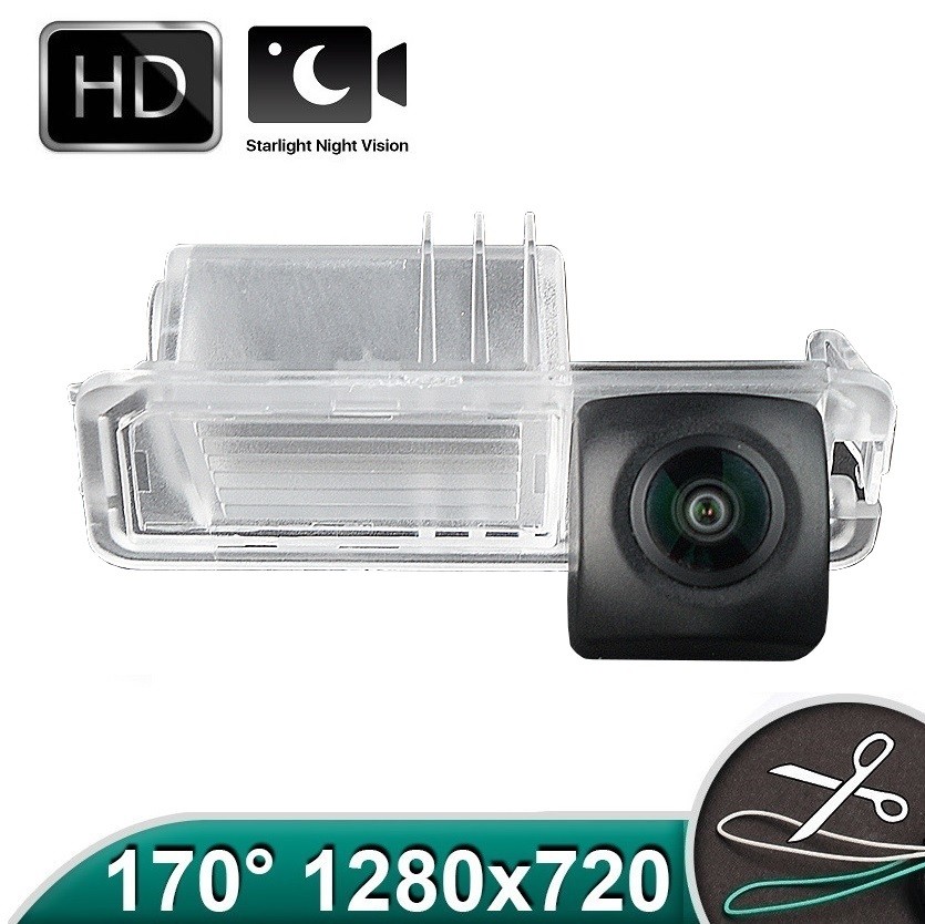  Camera marsarier HD, unghi 170 grade cu StarLight Night Vision pentru VW Golf 6, Golf 7, Passat B7, Passat CC Facelit, Amarok, Polo 5 - FA8198 