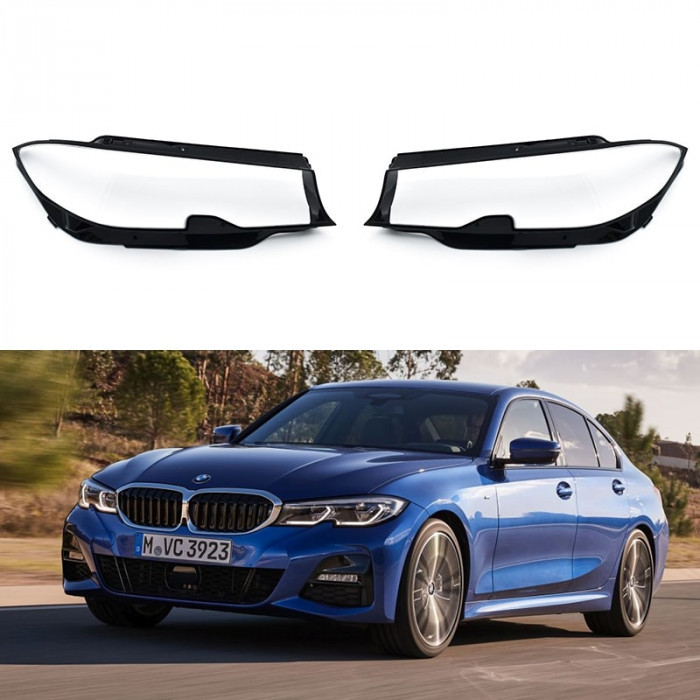  Sticla far stanga BMW Seria 3 G20/G21/G28 Fara Facelift (2018 - 2022) - HCG201922 / HB088-STANGA 