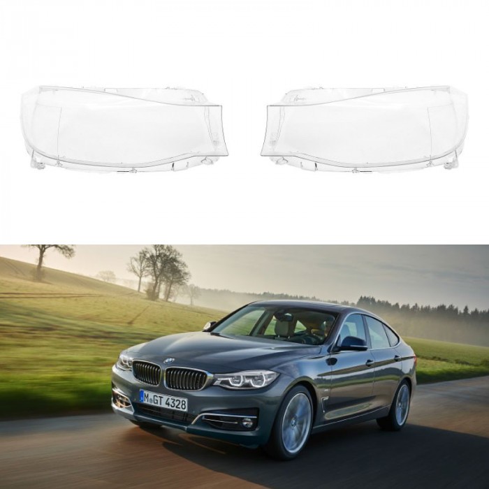  Set 2 sticle faruri pentru BMW Seria 3 GT F34 Non Facelift (2013 - 2015) HB110