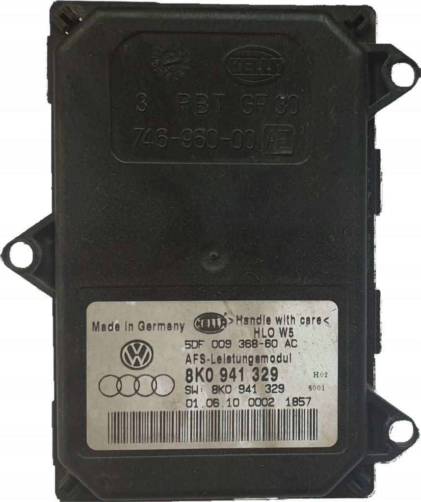 Modul AFS Utilizat Audi A4 B8 2007-2014 - 8K0941329 / 8K0 941 329 / 5DF009368-60 / 5DF 009 368-60