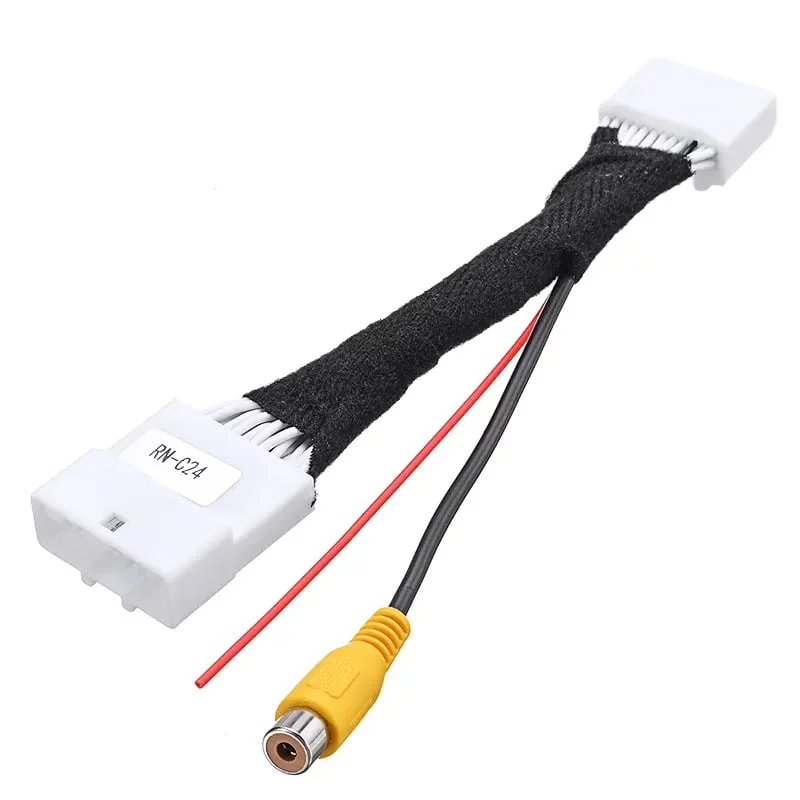 Cablu Adaptor Interfata 24 pini RCA pentru Camera Marsarier si Navigatie OEM Renault Clio, Captur, Trafic, Dacia Logan, Duster, Dokker, Sandero, Lodgy. Opel Vivaro - KHRN-C24