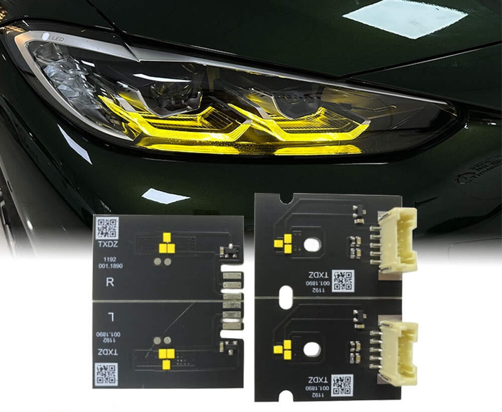 Set module CSL Style Lumini de Zi DRL BMW Seria 4 G22, G23 pentru faruri fara Laser - 63119851047, 63119851048, 63119851049, 63119851050