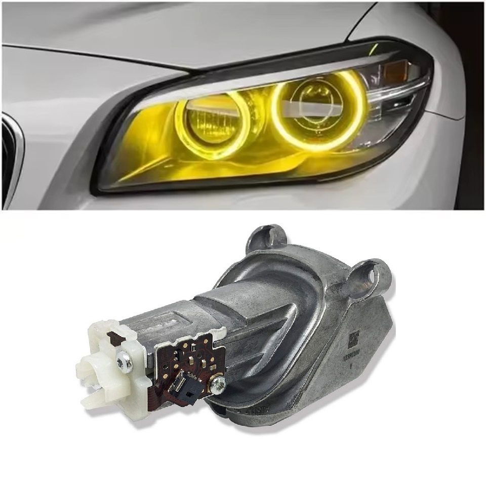 Modul Galben CSL Style Angel Eyes BMW Seria 5 F10, F11 Facelift 2013-2017 - 63117343876 / 9DW191482001 / 63 11 7 343 876 / 9DW 191 482