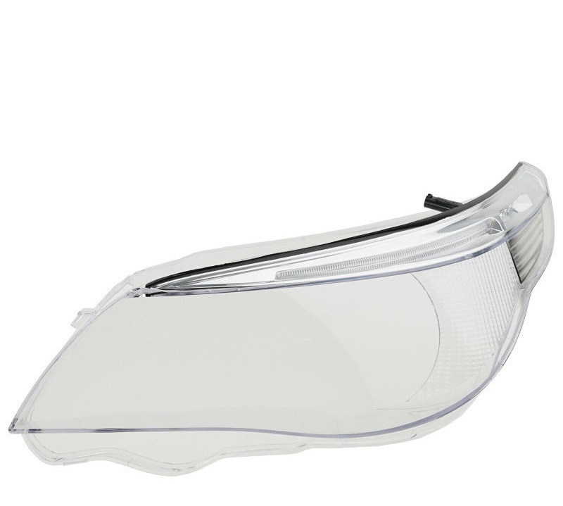  Sticla far stanga pentru BMW Seria 5 E60/E61 far Xenon fara adaptiv (2004-2007) - HCE60-0407-STANGA 