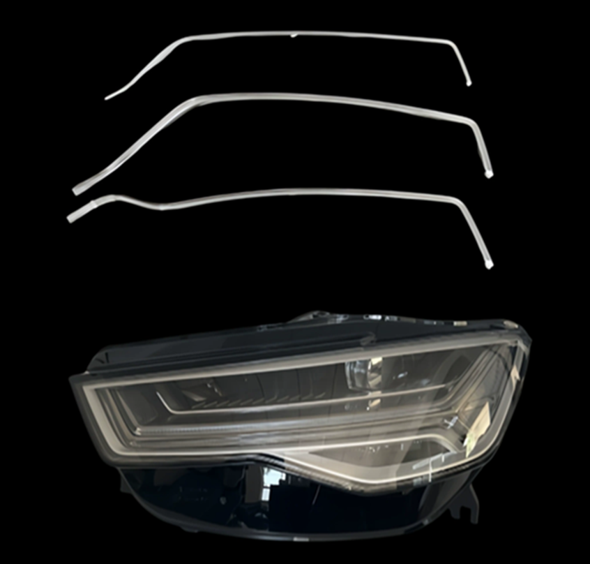 Set fibra reparatie lumini de zi DRL far stanga Audi A6 C7 Facelift 2016-2018 MATRIX - LG-A6C74 Left