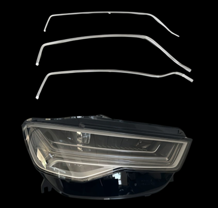 Set fibra reparatie lumini de zi DRL far dreapta Audi A6 C7 Facelift 2016-2018 MATRIX - LG-A6C74 Right