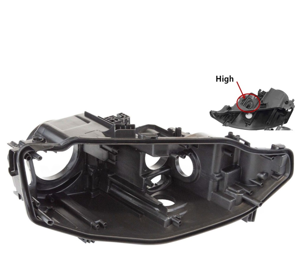  Carcasa far dreapta pentru Audi A5 8T/8F Facelift cu Bixenon cu AFS (2012 - 2016) - HA015-AFS-DREAPTA 