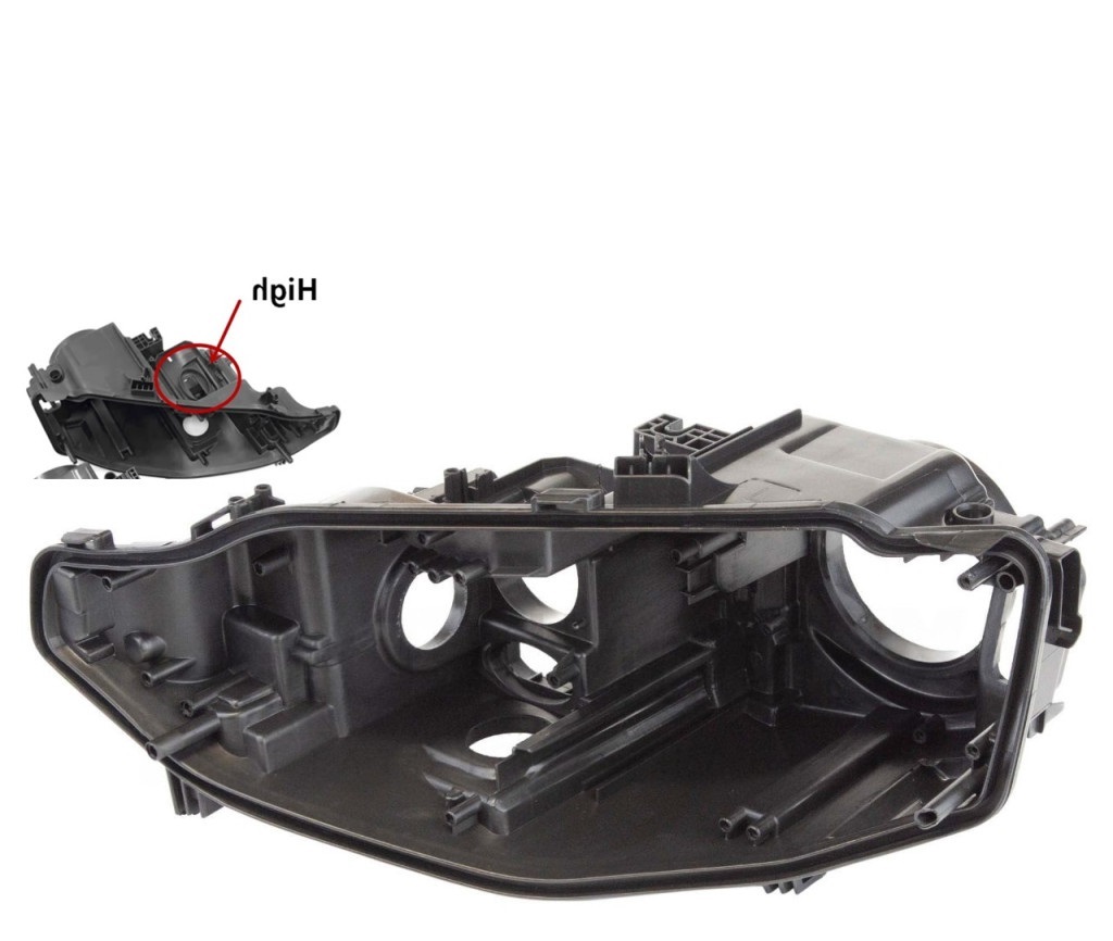  Carcasa far stanga pentru Audi A5 8T/8F Facelift cu Bixenon cu AFS (2012 - 2016) - HA015-AFS-STANGA 