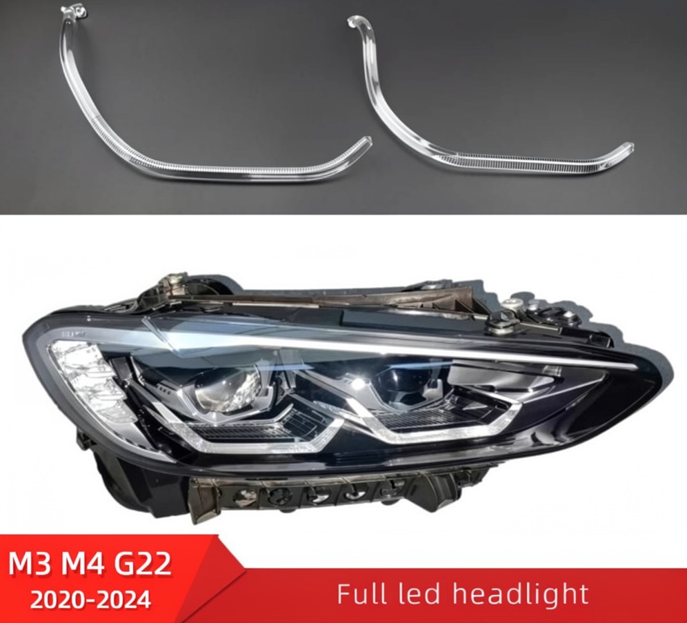 Set fibra reparatie lumini de zi DRL far dreapta pentru BMW Seria 4 G22, G23, G26, M3 G80, M4 G82 2020-2024 - LG-G22-2024 Right