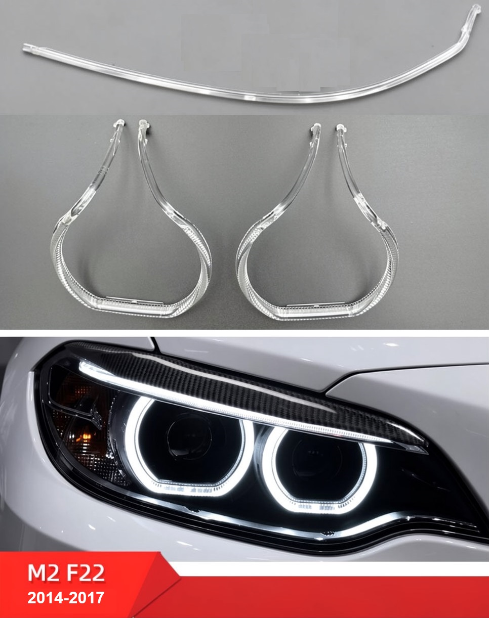 Set fibra reparatie lumini de zi DRL far dreapta pentru BMW Seria 2 F22, F23 2014-2017 - LG-F22-1420-02 Right