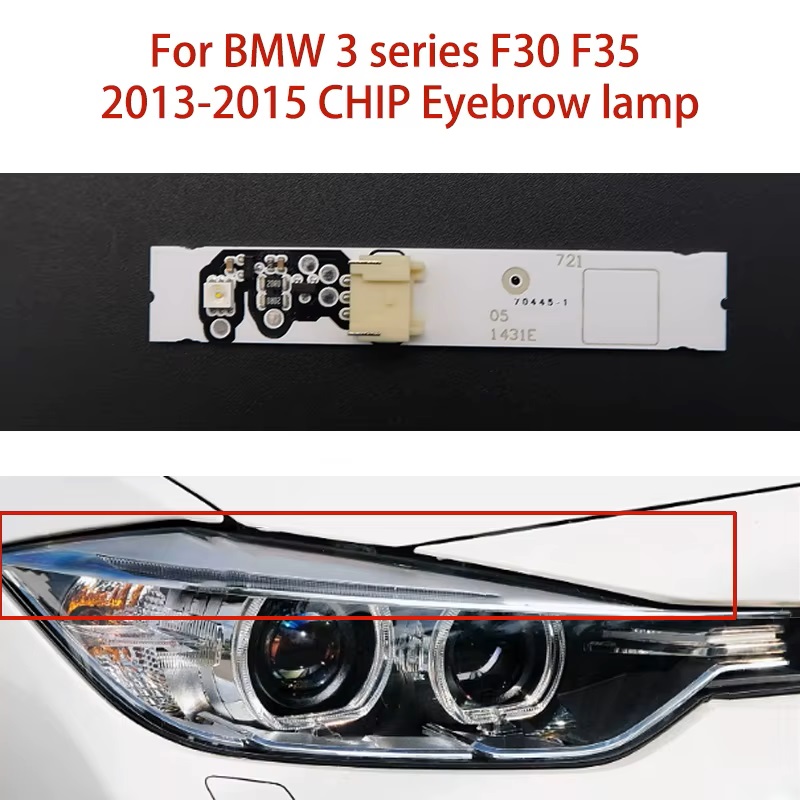 Kit reparatie spranceana lumini de zi DRL pentru BMW Seria 3 F30, F31 2012-2015 - F30-Eyebrow