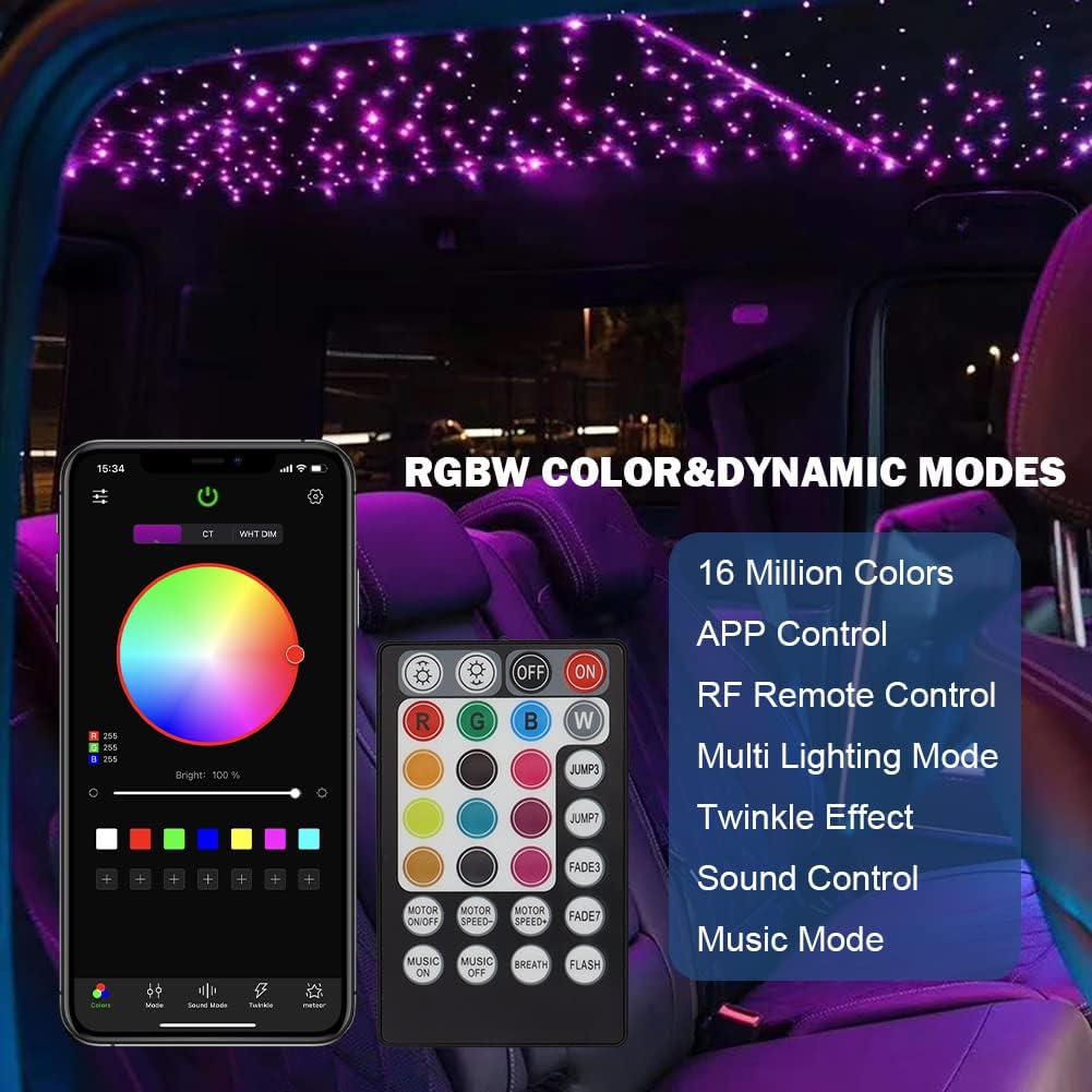 Controller / Modul 16W pentru Plafon Instelat TWINKLE RGBW cu aplicatie - AMB502